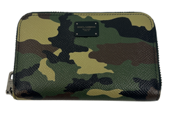 Dolce Gabbana Monedero, Canvas, Verde Militar, 3